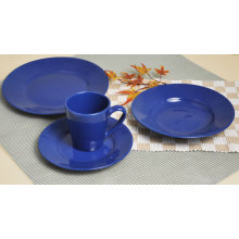 KC-00063 Haonai tiefe Farbe Keramik Geschirr Set